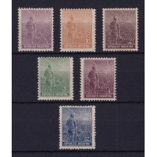 ARGENTINA 1915 GJ 383/8 SERIE COMPLETA DE ESTAMPILLAS NUEVAS CON GOMA U$ 18,20